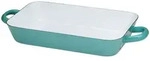Riess Classic Bratpfanne 29/18 cm Medium Nature green Brat- Backform Emaille - Gr&uuml;n