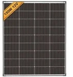 enjoy solar&reg; Solarpanel monokristallines Solarmodul 150W 12V (schwarzer...