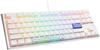 Ducky One 3 Classic Pure White TKL Gaming Tastatur, RGB LED - MX-Silent-Red (US)