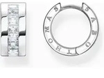THOMAS SABO Creolen "Weisse Steine Pav&eacute;" Silber CR670-051-14