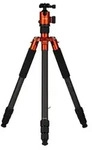 Rollei C6i Stativ Kamera Orange, 171,5 cm Fotostativ aus Aluminium Kompaktes Dre