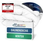 DormiGood | Premium Daunendecke | 155x220 cm | Winterdecke | 100% Daunen (1140g) 