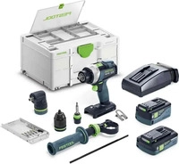 Festool 577612, Festool Akku-Bohrschrauber TDC 18/4 5,0/4,0 I-Set QUADRIVE | 577612