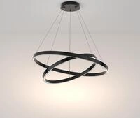 Maytoni Rim Pendelleuchte MOD058PL-L74B4K LED, Schwarz, aus Aluminum, 4000K, 3000lm