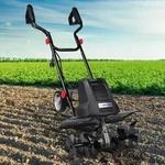 BRAST Motorhacke Gartenfr&auml;se Elektro | 1200 Watt | 40cm Arbeitsbreite |...
