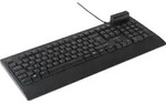 Renkforce RF-CKB-200 USB Tastatur Deutsch, QWERTZ Schwarz Chipkarten-Leser - Schwarz