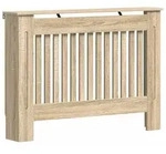 vidaXL Heizk&ouml;rperverkleidung 112x19x81,5 cm Holzwerkstoff - Braun