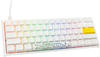 Ducky One 2 Pro Mini White Edition Gaming Tastatur, RGB LED - Kailh White (US)