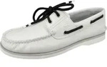 Timberland Herren Elegante Halbschuhe Classic Boat CA2A87 TB0A2A87L77 Wei&szlig; - Wei&szlig; -
