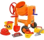 Polesie Spielzeug-Betonmischer Orange 1450690 - Orange
