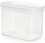 EMSA Optima, Container, Rechteckig, 1 l, Transparent, Wei&szlig;, Styrol-Methylmethacrylat