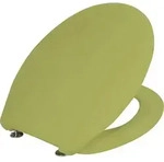 Cornat WC-Sitz "Cetina" - Schlichter Look in moosgr&uuml;n - Pflegeleichter Duroplast -
