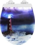 Cornat WC-Sitz Light House LED, MDF, Reversed Edge, mit Softclose-Funktion, KSDSC361