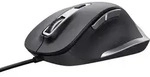 Trust Fyda PC Maus mit Kabel, Nachhaltiges Design, 600-5000 DPI, 6 Tasten, Daumen-