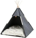 TRIXIE H&ouml;hle Tipi - 70 &times; 70 &times; 70 cm - Dunkelgrau