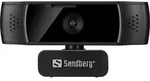 SANDBERG USB Webcam Autofocus DualMic - Schwarz