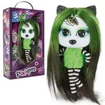 NICI Pixidoos Bami Puppe 20cm mit 3-teiligem Zubeh&ouml;r, im Geschenkkarton