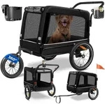 KESSER&reg; Hundeanh&auml;nger Boxer 3-in-1 Hundebuggy & Jogger Fahrradanh&auml;nger gro&szlig;...