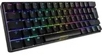 Sharkoon SGK50 S4, 60%, Kabelgebunden, USB, AZERTY, RGB-LED, Schwarz - Schwarz