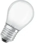 OSRAM Filament LED Lampe mit E27 Sockel, Warmweiss (2700K), Tropfenform, 4W,...
