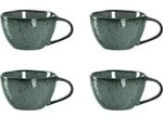 Keramiktasse 290ml 4er Set Matera Leonardo - Gr&uuml;n