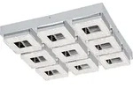 EGLO LED Deckenleuchte Fradelo, Deckenlampe, Wohnzimmerlampe aus Metall und