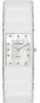 Jacques Lemans 1-1940G Dublin Keramik Damenuhr 24 x 28 mm - Silber
