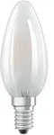 OSRAM LED-Lampe "Retrofit", Kerze, 4W ersetzt 40W, E14, Warmwei&szlig;, matt, 2...
