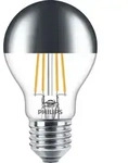 Philips Filament-Lampe Mirror Crown 50W A60 E27, 7,2 W, 50 W, E27, 650 lm, 15000 h,