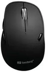 Sandberg 631-02, Rechts, RF Wireless + Bluetooth, 1600 DPI, Schwarz - Schwarz