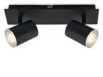 LED Badleuchte Spotleuchte 2xGU10 IP44 5 W schwarz Metall-Kunststoff Briloner -
