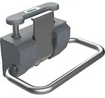 NABER 8012367 manuelles Fu&szlig;pedal Cox Cick&reg; dunkelgrau/chrom matt - Wei&szlig;