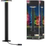 Paulmann Plug & Shine LED Pollerleuchte Plate - Grau/Schwarz