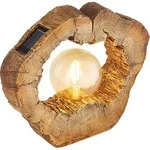 Globo Lighting Solarleuchte Kunststoff braun, LED - Braun
