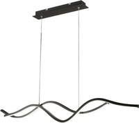 Sinuo LED-Pendelleuchter 36W schwarz 3666-45-101 Fabas Luce