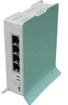 Mikrotik hAP, Wi-Fi 6 (802.11ax), Einzelband (2,4GHz), Ethernet/LAN, Gr&uuml;n, Wei&szlig;,