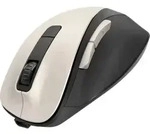Hama MW-500 Recharge, rechts, Optisch, RF Wireless, 1600 DPI, Schwarz, Creme -