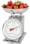 ProfiCook Retro-K&uuml;chenwaage analog mechanisch bis 5 kg mit Tara-Funktion, ohne