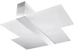Deckenleuchte MASSIMO chrom 2xE27 15W Stahl/Glas 11x50x65cm Sollux Lighting