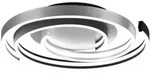 LED-Deckenleuchte - Schwarz matt - Aluminium - Metall - &Oslash; 50 cm - dimmbar -