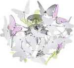 Trio - Deckenleuchte BUTTERFLY - Grau - 45x45x28.5 cm - Bunt