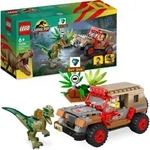 LEGO 76958 Jurassic Park Hinterhalt des Dilophosaurus, Dinosaurier Spielzeug Set mit