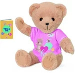 BABY born Teddy mit pinkem Strampler und beweglichen Armen und Beinen