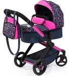 Bayer Design 17080AA Kombi-Puppenwagen Xeo mit Tasche, verstellbarer Griff,