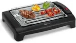 Clatronic&reg; Barbecue-Tischgrill | ideal f&uuml;r Balkon & K&uuml;che | Elektrogrill mit Cool