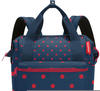 reisenthel Rucksack allrounder 12 Liter – mixed dots red - mixed dots red