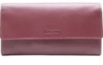Esquire Leder Geldb&ouml;rse Peru Ladies Purse Red weinrot - bordeaux/Dunkelrot