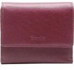 Esquire Leder Geldb&ouml;rse Viktoria Flap Wallet Bordeaux weinrot -...