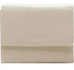 Esquire Leder Geldb&ouml;rse Viktoria Flap Wallet Beige - Beige