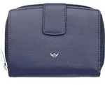 Golden Head Leder Geldb&ouml;rse Madrid RFID Protect Billfold Coin Wallet Blue dunkelblau